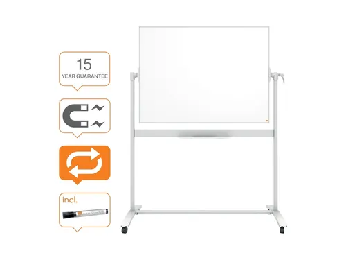 Whiteboard Nobo Kantelbord Classic 90x120cm gelakt staal