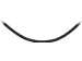Corde Securit 150cm noire avec embouts dorés
