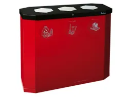 afvalverzamelstation,3x45l,HxBxD 830x950x355mm,3opening(en)