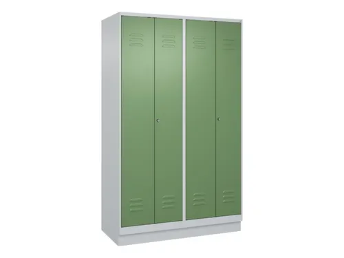 locker voor scheiding van kleding,HxBxD 1950x1200x500mm,4vak