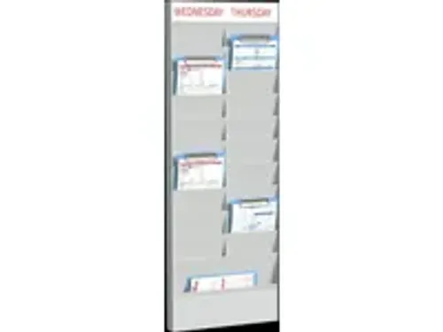 OUTLET kantoorplanner,aanbouwmodule,20vakken,HxBxD 976x353x44mm