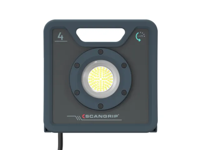 industrielamp,behuizing gegoten aluminium,COB-led,3000lumen,draaggreep