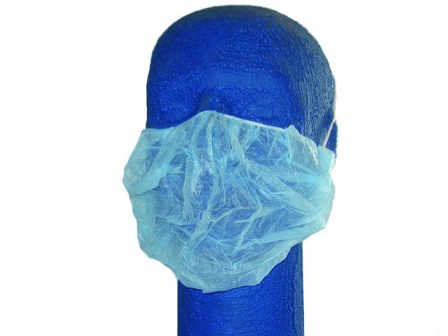 Baardmasker Blauw Wegwerp | BeschermkledingOnline.nl