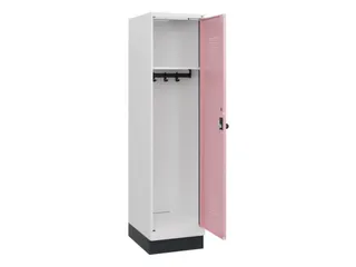 schoollocker,HxBxD 1630x400x500mm,1vak,vak B 400mm,draaigrendel,sokkel - 1