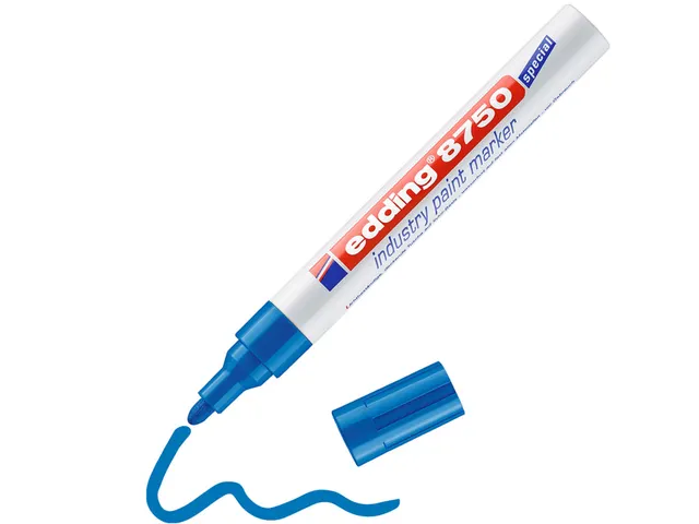 Lakmarker edding e-8750 industry blauw
