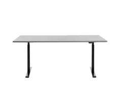 Elektrisch ihv bureau,HxBxD 700-1200x1800x800mm,blad grijs