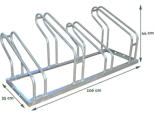 Fietsenrek Zilver 4 Fietsen BS400