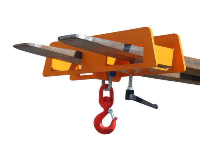 Laadhaak Voor 2vorken Draagvermogen 2.5t Gewicht 24kg Ral2000