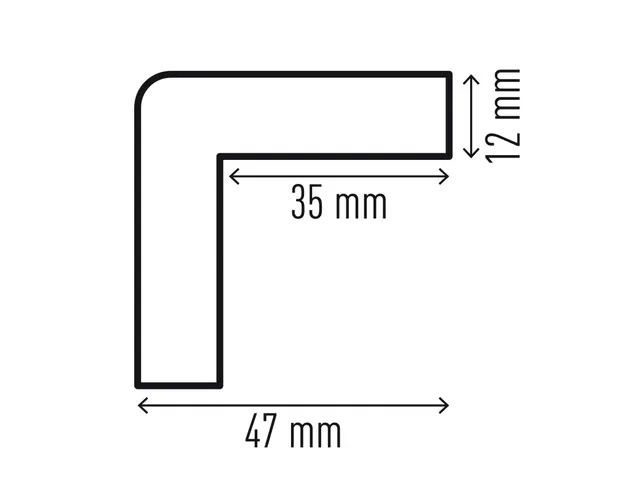 Hoekbeschermingsprofiel C35 1 Meter