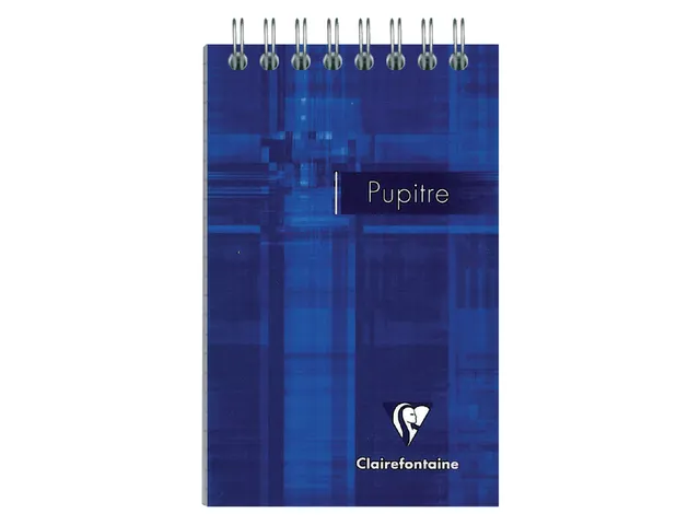 Notitieboek Clairefontaine Puptire 75x120mm spiraal lijn assorti