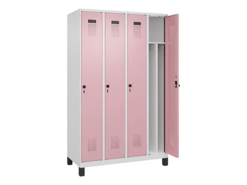 locker voor scheiding van kleding,HxBxD 1950x1200x500mm,4vak
