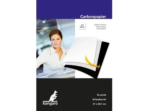 Carbonpapier Qbasic A4 21x29,7cm 10 vel Wit
