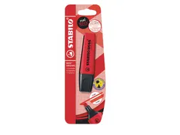 Markeerstift STABILO Boss 70/48 echt rood blister 1 stuk