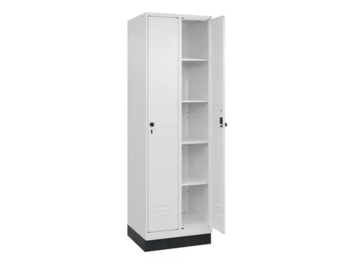 wasgoedverdeelkast,HxBxD 1950x600x500mm,vak B 300mm,draaigrendel