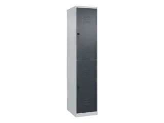 dubbeldekse locker,HxBxD 1850x400x500mm,1x2vak.,vak B 400mm - 1