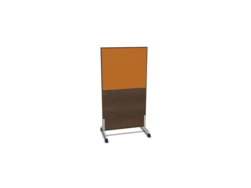 scheidingswand,HxB 1545x800mm,NV bruin hickory,BN3005-geel