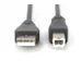 USB 2.0 Aansluitkabel Type A - B St/St 5m Zwart