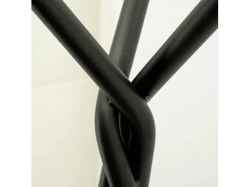 Staande Kapstok 160cm 3 Haken Zwart
