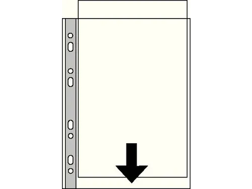 Showtas Esselte 55231 Standaard A3 PP 0.09mm 11-gaats 50 stuks
