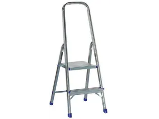 aluminium beugelladder eenzijdig 2treden stand H 0 346m aluminium - 2