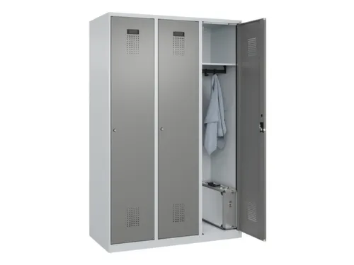 locker,HxBxD 1850x1200x500mm,3vak,vak B 400mm,cil.-slot
