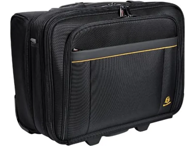 Exactive Exatrolley Trolley Voor 15.6 Inch Laptops Zwart Polyester
