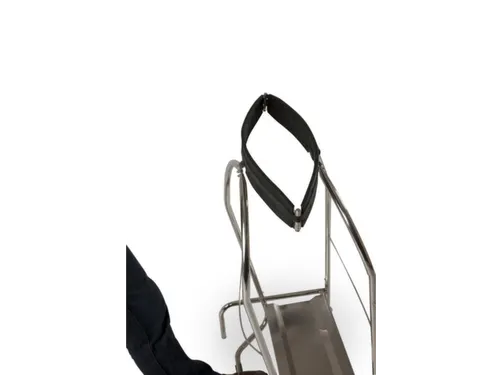 vuilniszakstandaard,v. 1x110l,HxBxD 940x550x425mm,frame gepolijst
