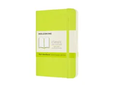 Notitieboek Moleskine pocket 90x140mm blanco soft cover lemon green