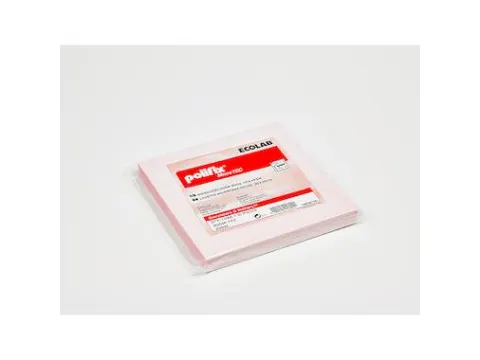 Ecolab Polifix MicroTEC microvezeldoek 40x40 cm rood 10 stuks