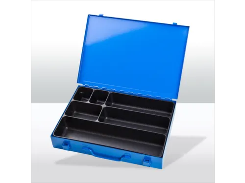 assortimentskoffer,HxBxD 50x335x240mm,6vakken