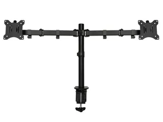 Monitorarm 2 Schermen Zwart - 1