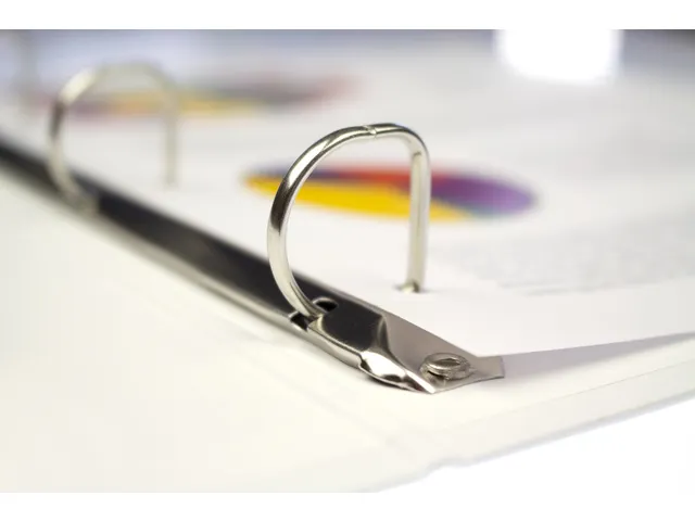 ECO presentatieringband FSC A4 wit D-40mm mechaniek