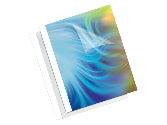 Thermische omslag Fellowes A4 4mm wit 100 stuks