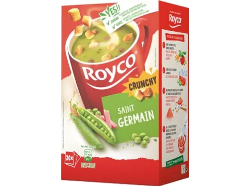 Minute Soup Erwten St. Germain Met Croutons Doos 20 Stuks
