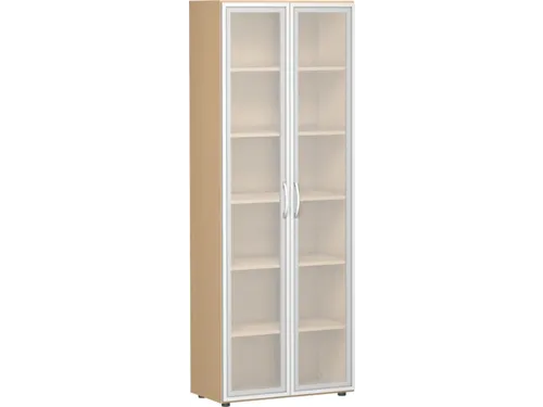 kantoorkast,HxBxD 2160x800x420mm,5xhouten vloer,6ordnerhoogte