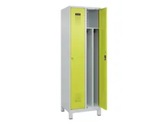 locker voor scheiding van kleding,HxBxD 1950x600x500mm,2vak