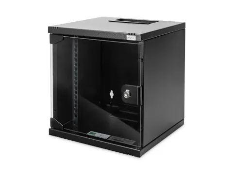 6U wandmontage kast Zwart 330x312x300mm