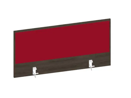 baliepaneel bureau aanbouw achter NV bruin hickory BN4011-rood 1000mm
