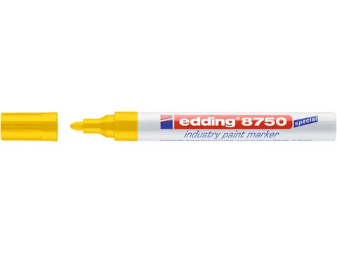 Lakmarker edding e-8750 industry geel