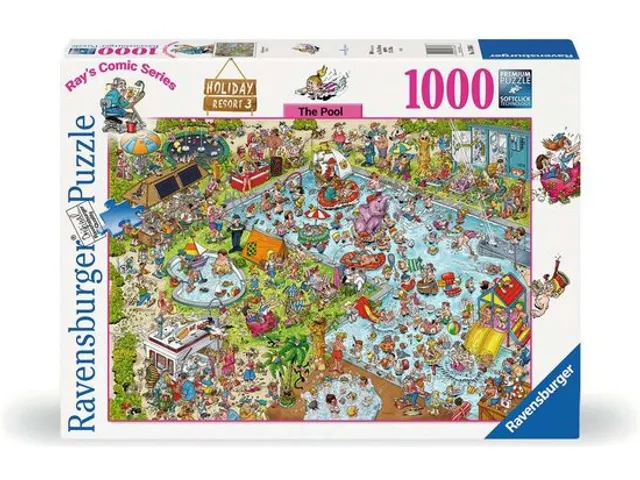 Puzzel Ravensburger Ray Comics The Pool deel 3 1000 stukjes