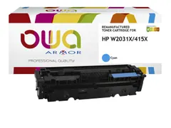 Tonercartridge OWA alternatief tbv HP W2031X blauw