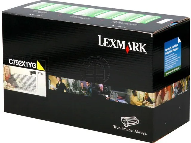 Tonercartridge Lexmark C 792 x 1 yg Retourprogramma Geel