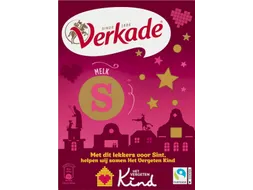 Chocoladeletter Verkade melk S 135 gram