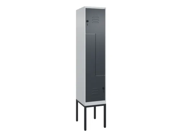armoire vestiaire Z HxlxP 2120x400x500mm larg. compart. 200/400mm