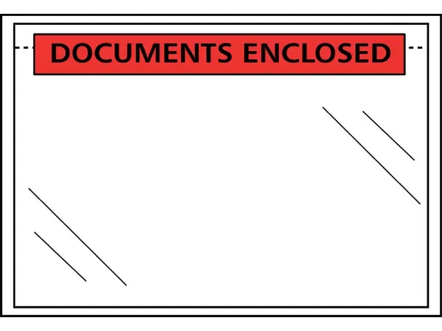 Paklijstenvelop Zelfklevend 225x165mm Enclosed Voordeelbundel