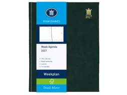 Agenda 2027 Ryam Weekplan Mundior 7dagen/2pagina's zwart