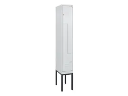 Z-garderobekast,HxBxD 2120x300x500mm,vak B 150/300mm,cil.-slot