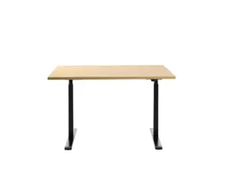 Elektrisch ihv bureau,HxBxD 700-1200x1200x800mm,blad esdoorn