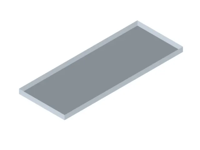 tablette de rétention,p. rayonnage sans boulons,lxP 1300x500mm