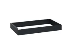 sokkel,HxBxD 100x900x500mm,kunststof,RAL7021,meerprijs